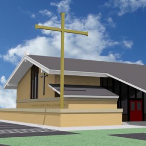 New cross arrives at St. Boniface Church