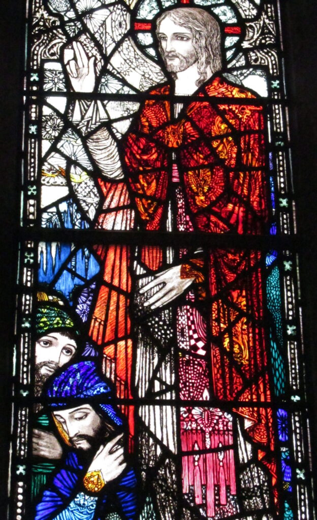 Harry Clarke window in St. Joseph Convent Chapel, Dingle