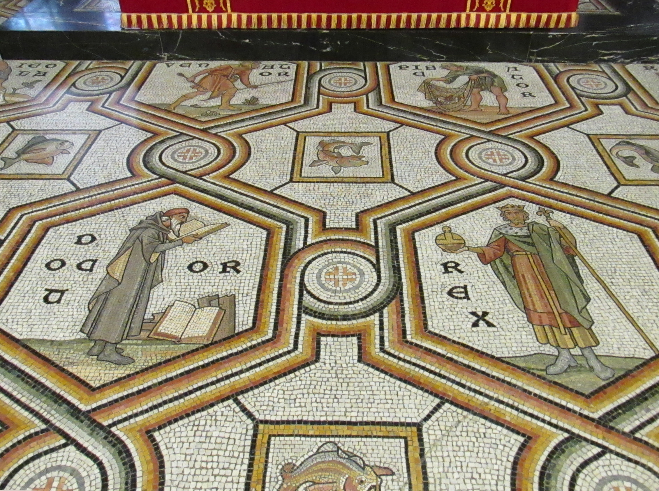 Mosaic floor in chancel of Saint Fin Barre's Cathedral, Cork
